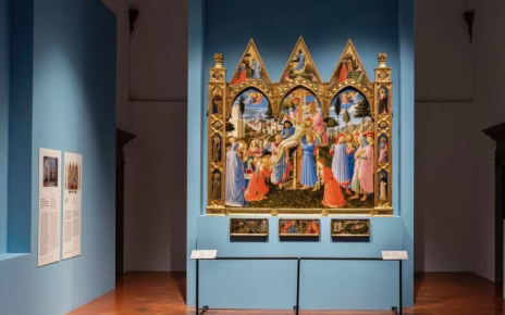 La metafisica del colore: visione e trascendenza nell’arte di Beato Angelico 7 sala interna Beato Angelico Deposizione