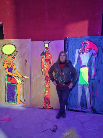 Iside e Horus tornano a vivere in Campania: Fernando Mangone al Museo MaM di Buccino 5 Fernando Mangone al Museo 6