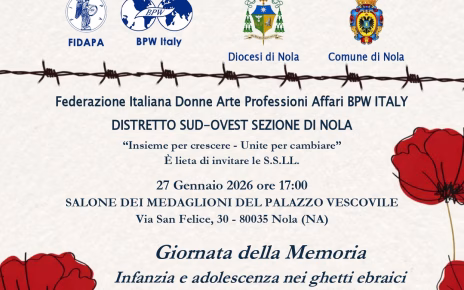 Nola, la memoria che educa: un evento sull’infanzia nei ghetti ebraici al tempo del nazismo 6 Giornata della Memoria 27 01 2026 rev4 page 0001mod