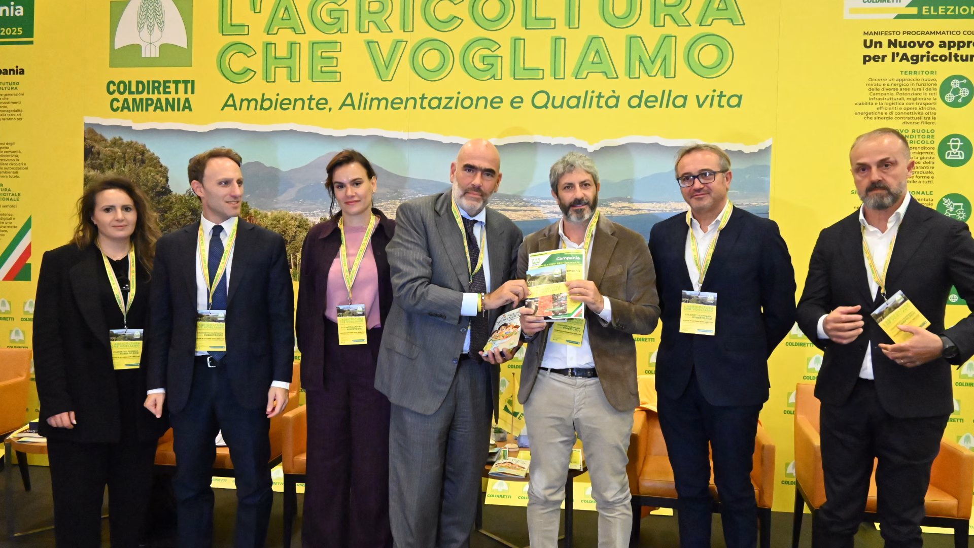 I presidenti Coldiretti con Fico e Piero De Luca
