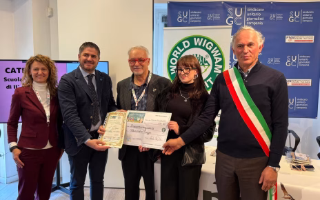 Giovani talenti del Cilento sul podio del Premio Wigwam 3 Un momento della premiazione