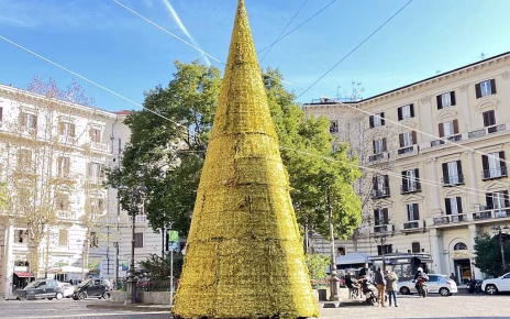 Vomero piazza Vanvitelli. lalbero capanna