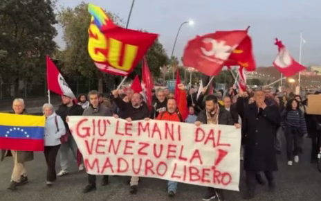 Napoli, Corteo pro Maduro. Nappi (Lega): "Le solite “anime belle” della sinistra in piazza per difendere oppressori" 6 madurolibero
