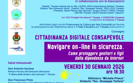 Trecase, al via il Convegno “Cittadinanza digitale consapevole”: navigare online in sicurezza 7 sicurezzaonline