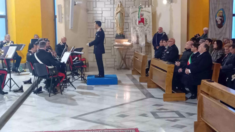 Brusciano celebra il Giorno del Ricordo: cerimonia con il Prefetto di Napoli e la testimonianza degli esuli 2 2. Fanfara Carabinieri 10° Reggimento Campania Giorno del Ricordo Brusciano 10.2.2026