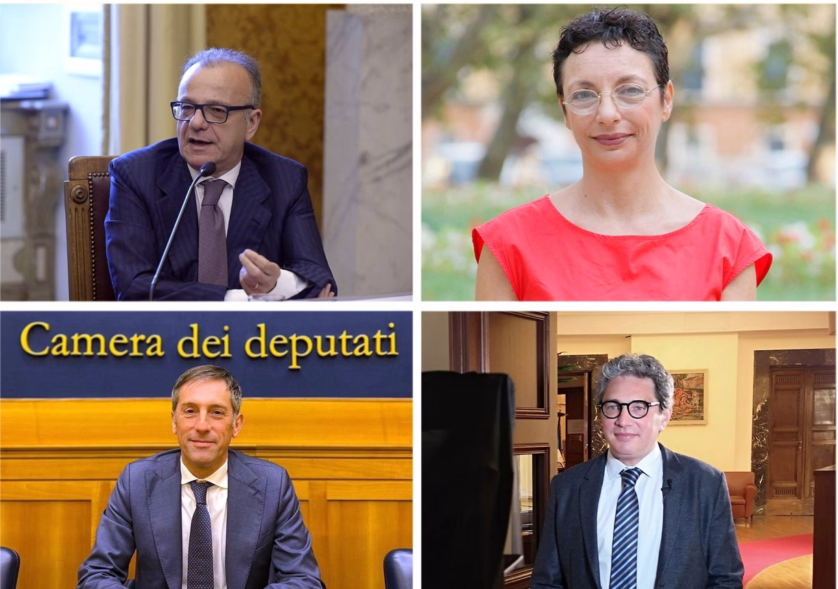Nella foto da sinistra in senso orario Rotondi Zambito Santillo e Salamod
