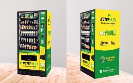 Coldiretti Campania e NutriHub presentano il distributore amico di snack salutari e a chilometro zero al Fruit Logistica di Berlino 5 Nutrihub rendering