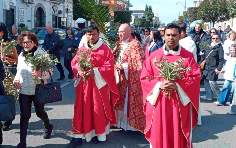 1. Domenica delle Palme a Brusciano Parroco Don Salvatore Purcaro Brusciano 29.3.2026