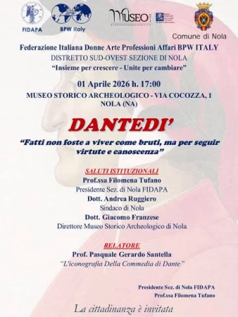 Nola, al Museo Archeologico il Dantedì con la presentazione di “Visioni della Commedia di Dante” 3 919aa28e 3373 4dd5 a8c2 207d709bfde5