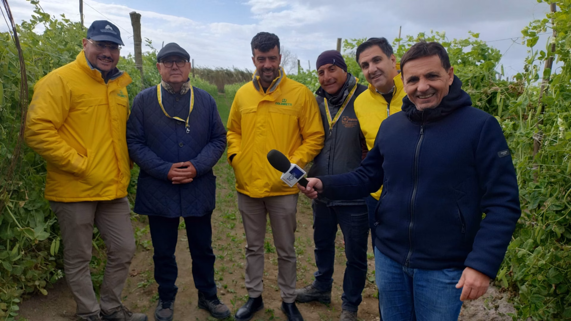 Delegazione Coldiretti Napoli e Caserta al Tg3 2