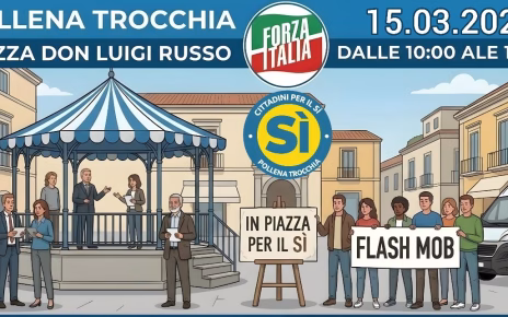 Pollena Trocchia, in Piazza per il SI: domenica mattina evento di Forza Italia in vista del Referendum 3 In piazza per il simod