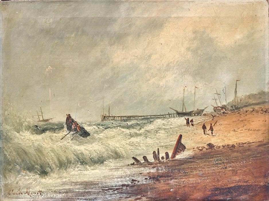 Parma Monet Tempesta a Sainte Adresse