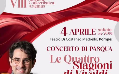 A Pompei "Le quattro stagioni" di Vivaldi con il solista Vincenzo Meriani 15 Vivaldi locandinamod