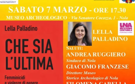 “Che sia l’ultima”: a Nola il libro di Lella Palladino contro femminicidi e violenza di genere 4 che sia lultima1