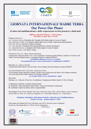 Giornata Internazionale della Madre Terra Our Power Our Planet 22 04 2026 con Relatori 1 page 0001