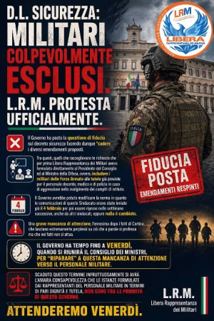 LRM DECRETO SICUREZZA