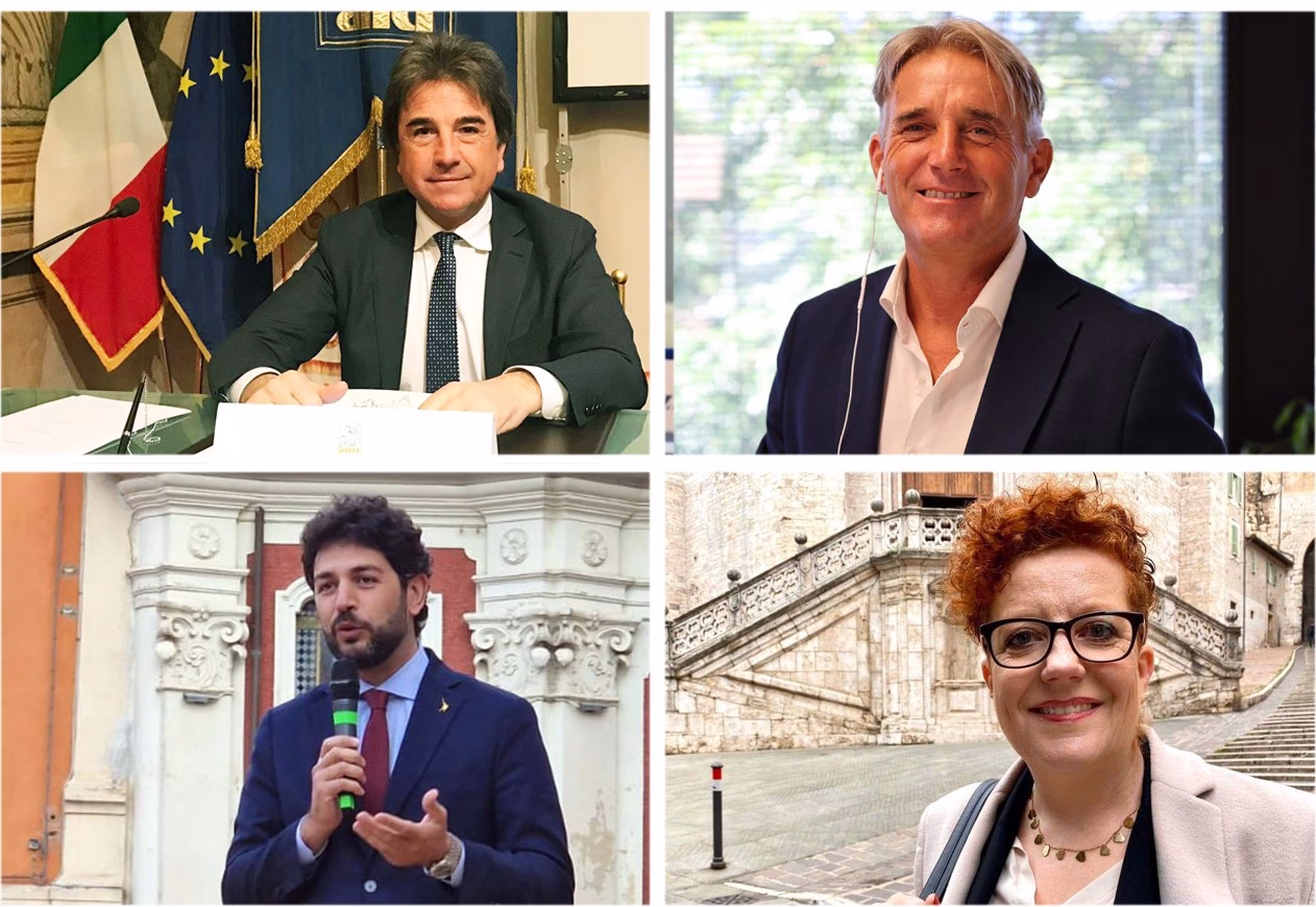 Nella foto da sinistra in senso orario Roberto Pella Marco Simiani Emma Pavanelli e Andrea Barabottimod