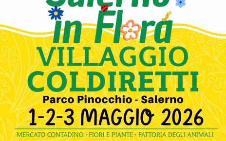 Salerno in Flora 2026: tre giorni tra natura, gusto e biodiversità con il Villaggio Coldiretti 4 Salerno in Flora grafica 2