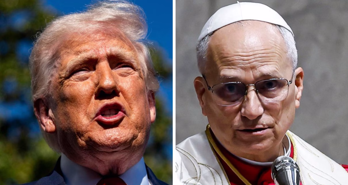 donald trump papa leone xiv