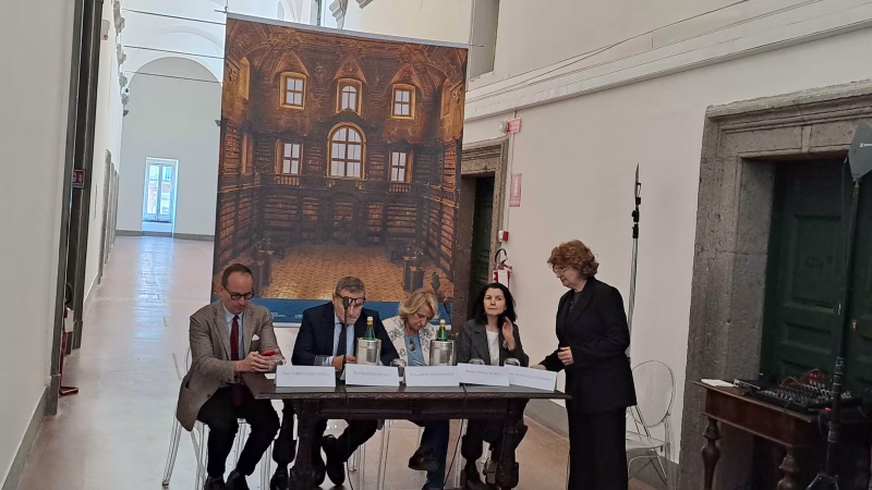 Napoli, la Rinascita dei Girolamini la Biblioteca torna a vivere: tesori ritrovati, cultura restituita 12 il tavolo dei relatori