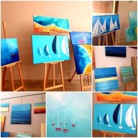 Palma Campania, l’azzurro della speranza: il viaggio artistico di Giusy Nunziata 3 153f3fed f4b1 4d77 8a02 7f61059b5ca7