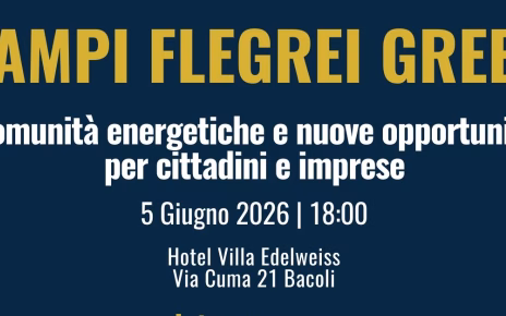 Campi Flegrei Green: a Bacoli l'incontro sulle Comunità energetiche rinnovabili 4 Convegno 1mod