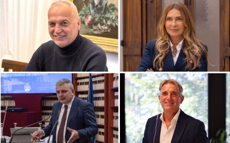 Cnpr forum: Acqua, emergenza da gestire o risorsa su cui investire? 3 Nella foto da sinistra in senso orario Giorgio Maria Bergesio Patty LAbbate Marco Simiani e Massimo Milanimod