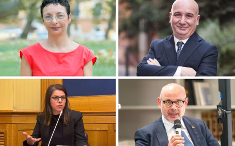 Ceto medio italiano: una risorsa da tutelare 3 Nella foto da sinistra in senso orario Ylenia Zambito Pino Bicchielli Andrea De Bertoldi e Carmela Auriemmamod
