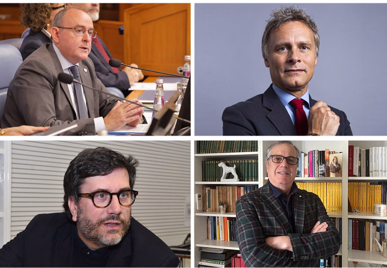 Nella foto da sinistra in senso orario il presidente dellUnicef Nicola Graziano David Santodonato Carlo Maiorca e Andrea Iacomini 1mod