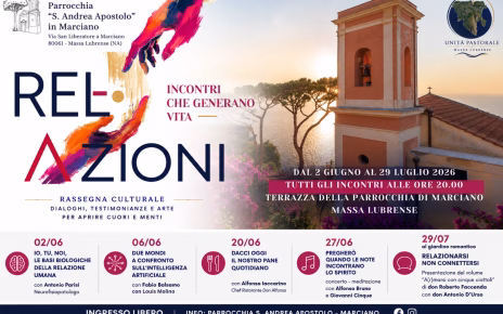Massa Lubrense, nasce “REL-AZIONI”: la nuova rassegna culturale che unisce fede, dialogo e contemporaneità 5 REL AZIONO RASSEGNA CULTURALE