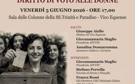 Vico Equense ricorda 80 anni di libertà: il 5 giugno convegno sul diritto di voto alle donne 8 dirittoalvoto