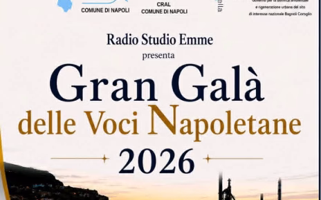 Gran Galà delle voci napoletane 2026: l’evento promosso da Radio Studio Emme all’Auditorium della Musica 4 emmeemme