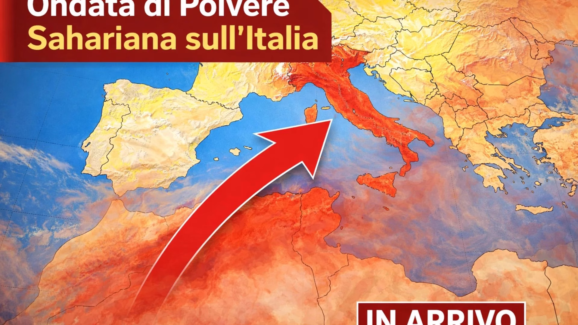 meteo italia sabbia sahara altapressione