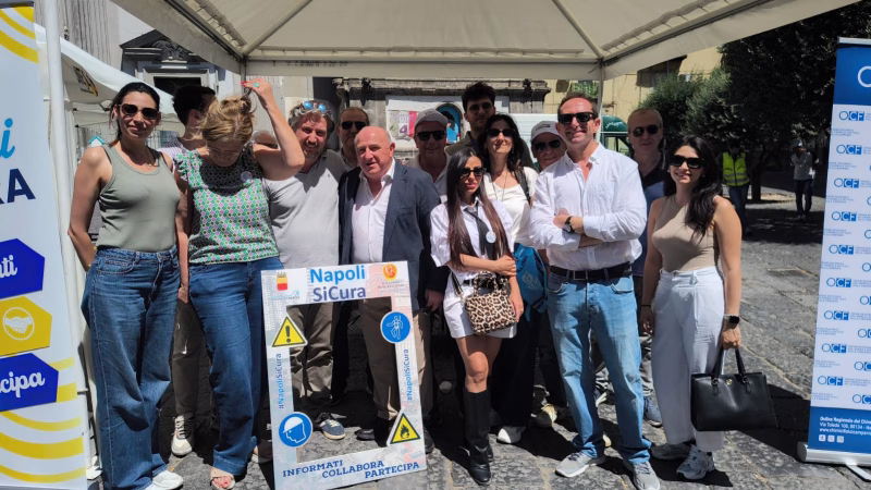 Napoli Città sicura: successo per la campagna contro lo stress termico 3 osservatorio in piazza 04