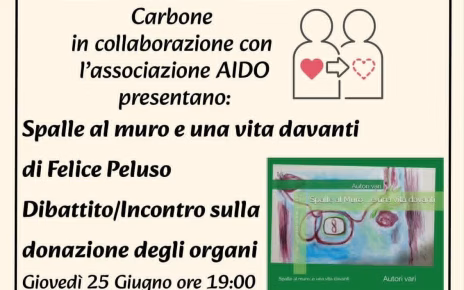 Vico di Palma, il Circolo Carbone riparte: primo appuntamento dedicato alla donazione degli organi 3 spallealmuro1