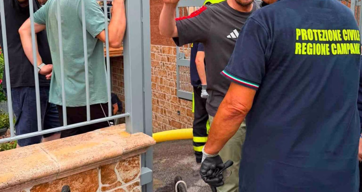 2. Sindaco Avv. Giacomo Romano e Protezione Civile Regione Campania Nubifragio a Brusciano 2.7.2026