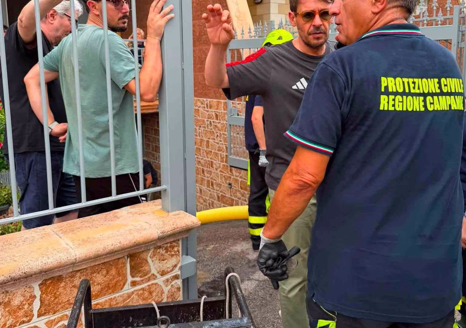 2. Sindaco Avv. Giacomo Romano e Protezione Civile Regione Campania Nubifragio a Brusciano 2.7.2026