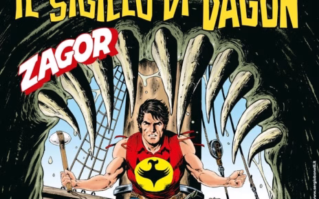 Zagor n. 783 – Il sigillo di Dagon: gli abissi dell'ignoto 9 Copertina Zagor n. 732mod
