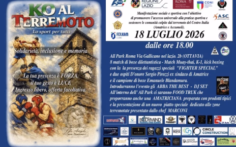 Roma, "KO AL TERREMOTO": lo sport per tutti come volano di solidarietà, inclusione e memoria 4 IMG 6579