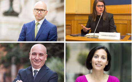 Nella foto da sinistra in senso orario Centemero Carmela Auriemma Francesca Ghirra e Pino Bicchiellimod