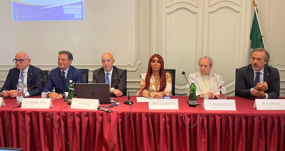 Odcec Napoli da sinistra Genna Moretta De Lise Clemente Flagiello e Coscia