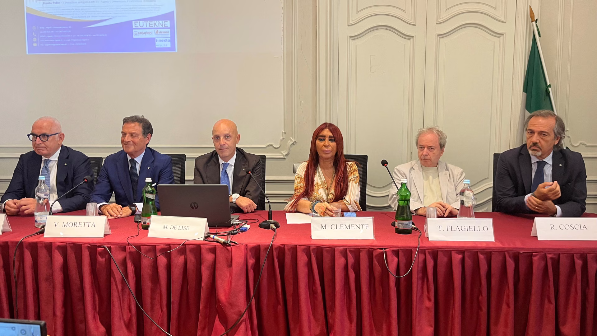 Odcec Napoli da sinistra Genna Moretta De Lise Clemente Flagiello e Coscia