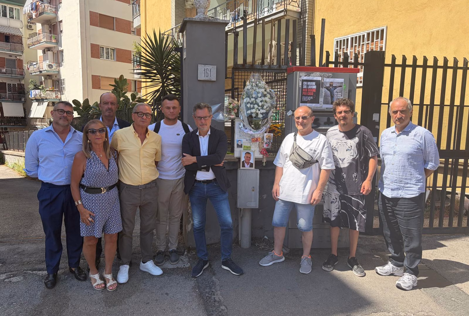 commemorazione operai morti arenella
