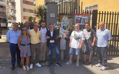 Napoli, morti sul lavoro. A un anno dalla tragedia dell'Arenella: Europa Verde alla commemorazione delle tre vittime con i familiari 39 commemorazione operai morti arenella