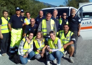 1. Convoglio AISA di Verona Bologna e Campania Zona Terremotata Amatrice 4.9.2016