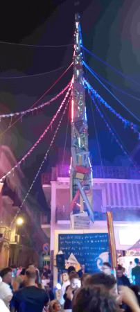 Brusciano, Sfilata Carri Allegorici 151^ Festa dei Gigli 4 1. Giglio Amicizia per Ballata del 30.8.2026 a Brusciano NA