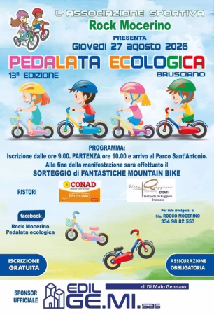 Brusciano, il Giglio della Croce celebra 140 anni di storia e 30 dalla rifondazione 9 10. Locandina Pedalata Ecologica A Brusciano il 27.8.2026