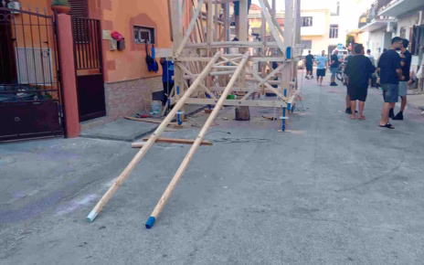Brusciano, Invasione di Legni per la 151^ Festa dei Gigli 6 2. Costruzione Giglio S. Antonio Brusciano 20.8.2026