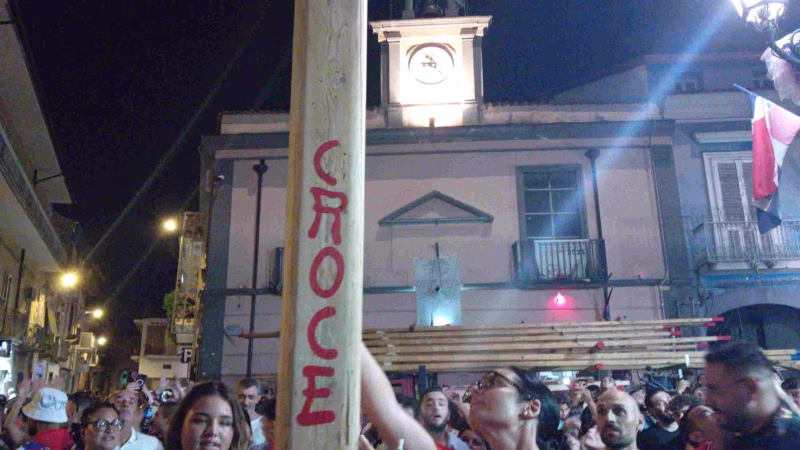 Brusciano, il Giglio della Croce celebra 140 anni di storia e 30 dalla rifondazione 5 5. Giglio Croce Alzata Borda Brusciano 21.8.2026