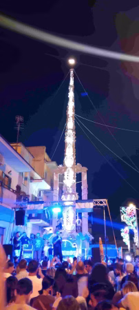 Brusciano, Sfilata Carri Allegorici 151^ Festa dei Gigli 12 5. Giglio SantAntonio per Ballata del 30.8.2026 a Brusciano NA